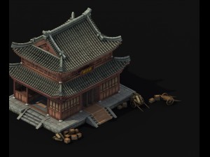 chang an city - blacksmith shop 11 3D Model