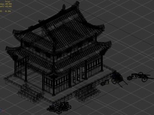 chang an city - blacksmith shop 11 3D Model