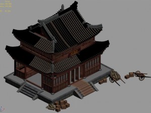 chang an city - blacksmith shop 11 3D Model