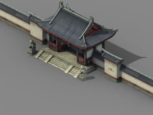 chang an city - police yamen 11 3D Model