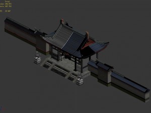 chang an city - police yamen 11 3D Model