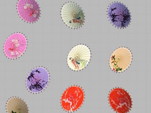 paper umbrella 2701 Modèle 3D