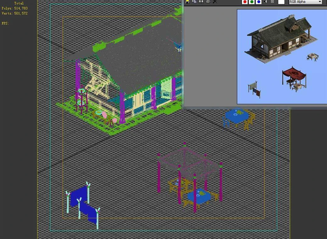 zhubian building - pier 01 3D Model .c4d .max .obj .3ds .fbx .stl .blend 