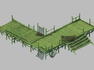 zhubian building - pier 01 Model 3D