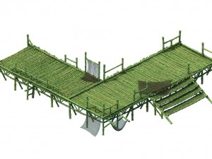 zhubian building - pier 01 Model 3D