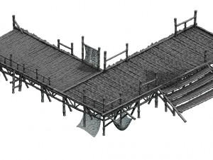 zhubian building - pier 01 Model 3D