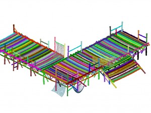 zhubian building - pier 01 Model 3D