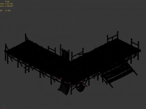zhubian building - pier 01 Model 3D