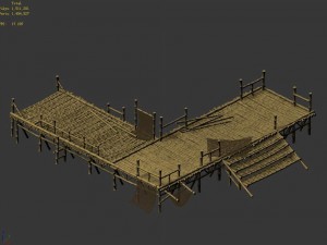 zhubian building - pier 01 Model 3D