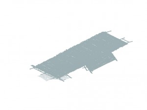 bamboo building - pier 02 3D 모델