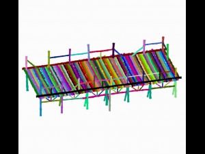 bamboo building - pier 04 3D मॉडल