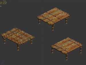 bamboo bridge 01 Modelo 3D