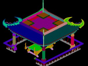 main city - casino square - house 2701 Model 3D