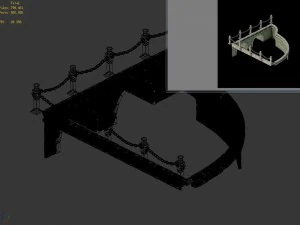 the main city - the river fence 2 3D Model