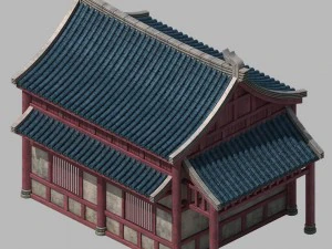 주요 도시 건물 - 집 2701 3D 모델