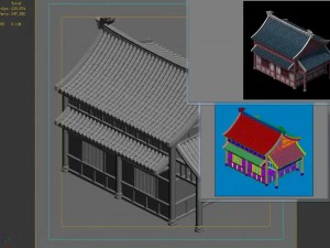 main city building - house 2701 3D Model