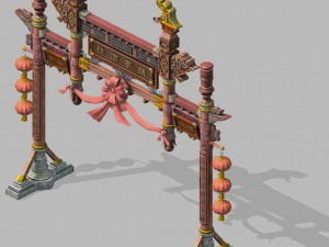 the main city - arch 2701 Modello 3D