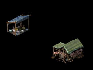 the main city - pork shop - can shop Modelo 3D
