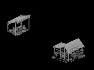 the main city - pork shop - can shop Modelo 3D