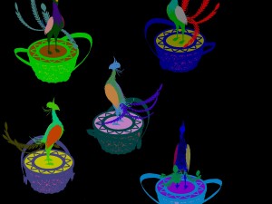 decorative animal - suzaku - phoenix Modelo 3D