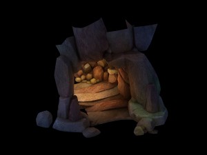 dwarven mine entrance 23 3D 모델