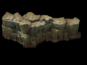 snow white - precipice 01 3D 模型