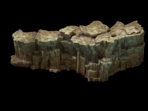 snow white - precipice 01 3D 模型