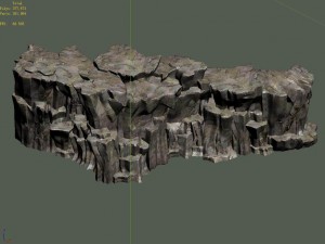 snow white - precipice 01 3D 模型