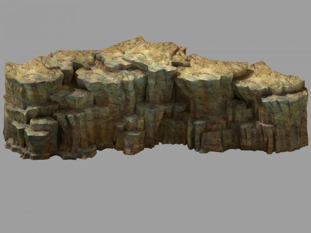 snow white - cliffs 02 Modelo 3D .c4d .max .obj .3ds .fbx .stl .blend 