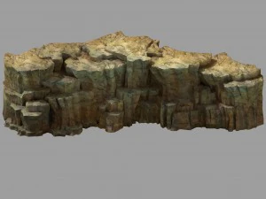 स्नो व्हाइट - चट्टानें 02 3D मॉडल