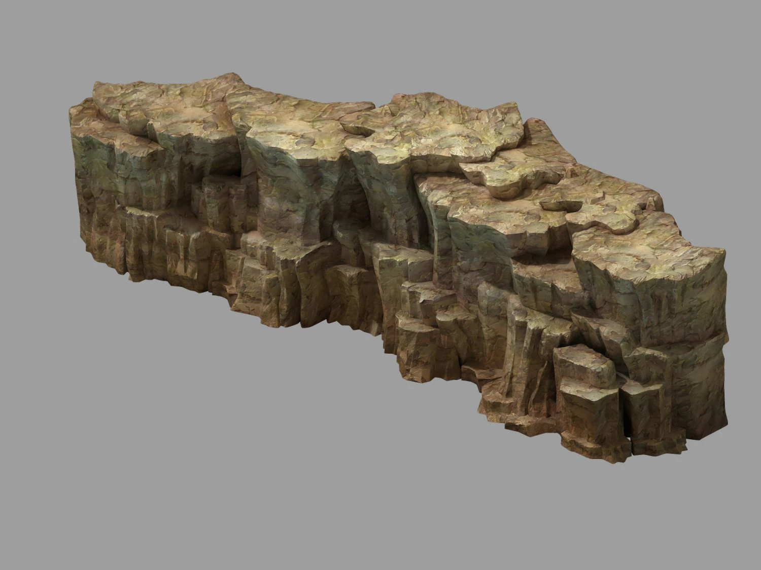 snow white - cliffs 04 3D Model .c4d .max .obj .3ds .fbx .stl .blend