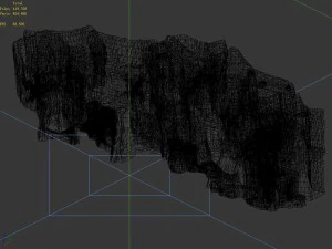 snow white - cliffs 04 3D Model