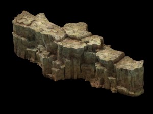 snow white - precipice 05 3D Модель