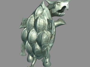 gang indoor - feng shui array - basalt stone Model 3D