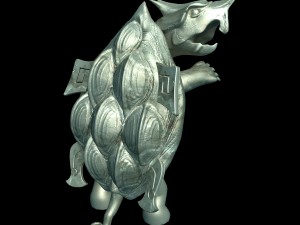 gang indoor - feng shui array - basalt stone 3D 模型