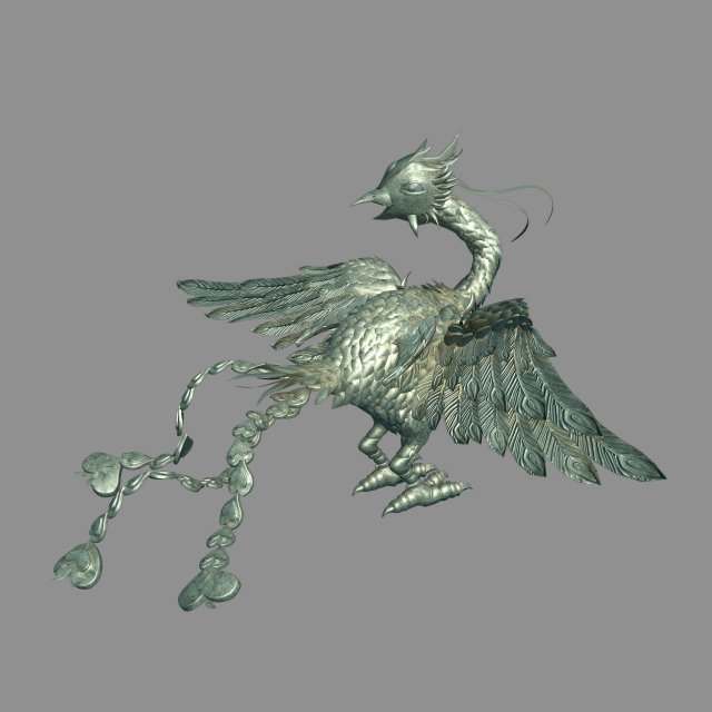 gang indoor - feng shui array - stone statue Modèle 3D .c4d .max .obj .3ds .fbx .stl .blend 