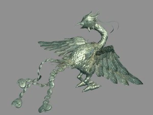 banda interna - matrice feng shui - statua di pietra Modello 3D