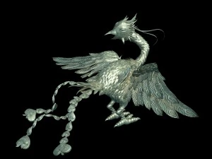 gang indoor - feng shui array - stone statue 3D Model