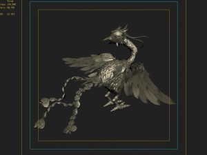 gang indoor - feng shui array - stone statue Modèle 3D