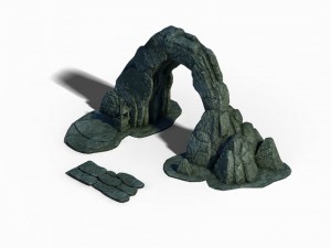 gangs demon gang - stone arch 3D Model