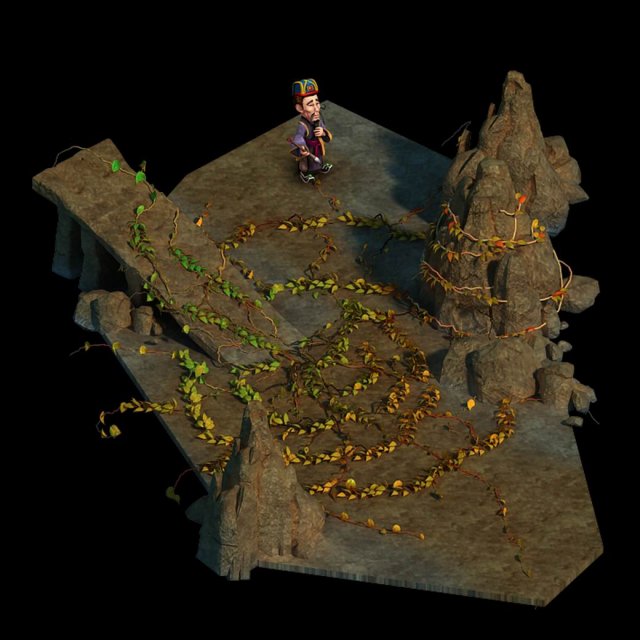 gangs of demon - vines 3D Модель .c4d .max .obj .3ds .fbx .stl .blend