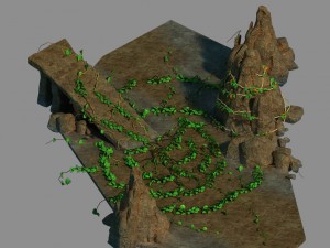 gangs of demon - vines 3D Модель