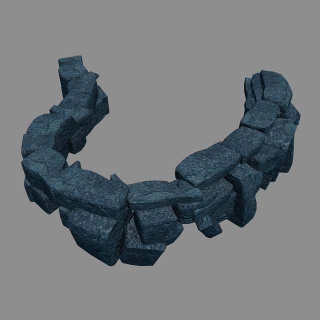 gangs demon - cliff 01 3D Model .c4d .max .obj .3ds .fbx .stl .blend 
