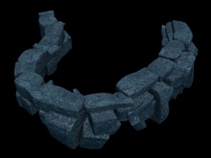 gangs demon - cliff 01 3D Model