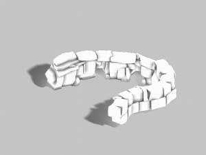 gangs demon - cliff 01 3D Model