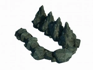 gangs demon gang - the cliff 02 3D Model