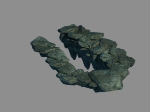 gangs demon gang - the cliff 02 3D Model