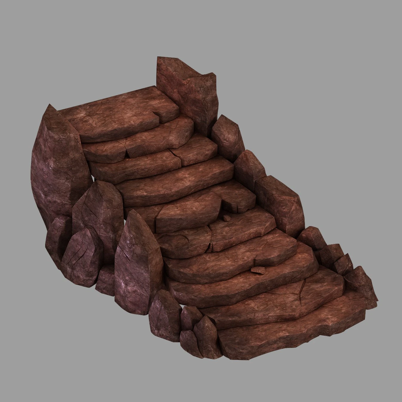 not zhoushan - volcano - stone ladder 01 3D Model .c4d .max .obj .3ds .fbx .stl .blend 