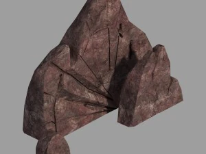 not zhoushan - volcano - stone 01 3D Model