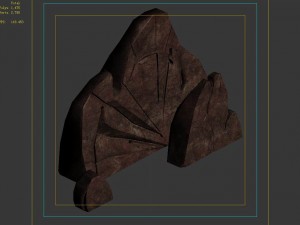 not zhoushan - volcano - stone 01 Modelo 3D
